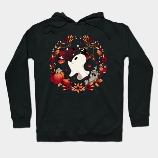 Spooky Wishes - Cute Halloween Ghost Hoodie